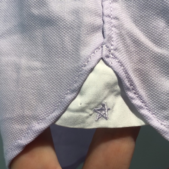 Like New John Varvatos regular fit cotton stretch lilac spread collar 15.5 32/33 - Picture 7 of 8